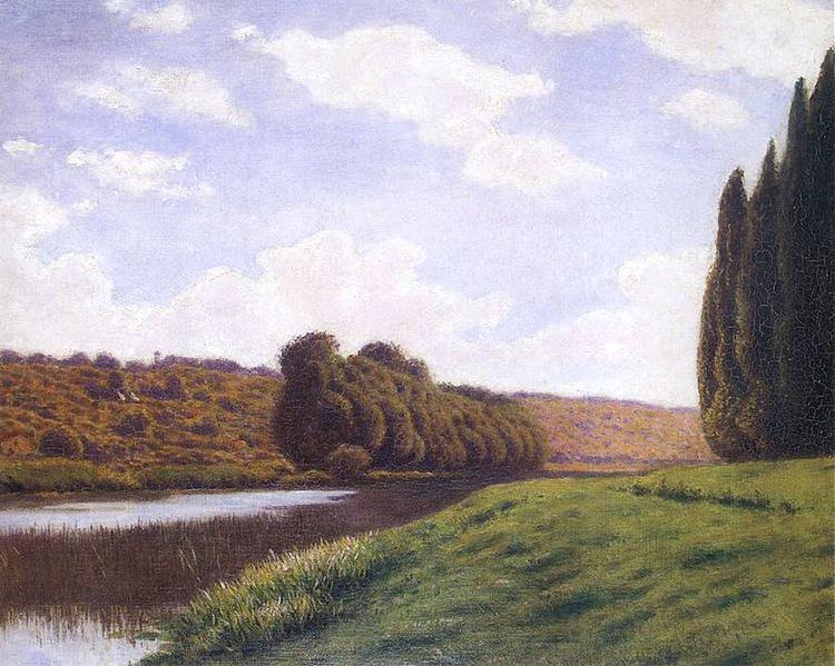 Aleksander Gierymski Italian Landscape with Cypresses oil painting picture